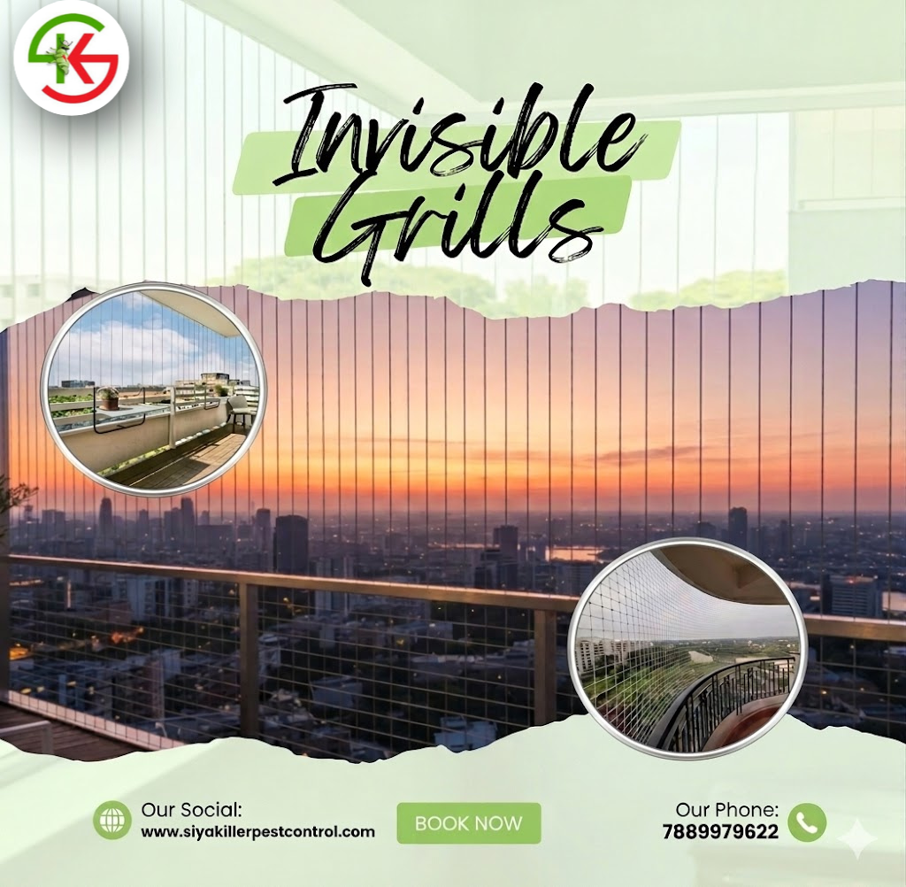 invisible safety grill in vasant kunj