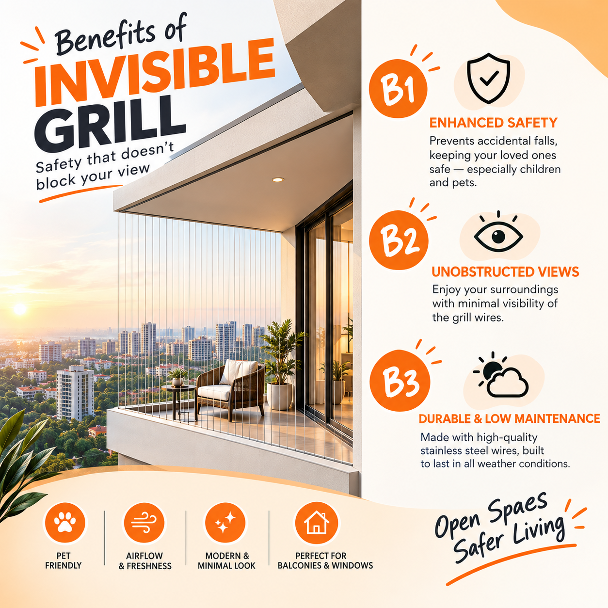 invisible grill benefit